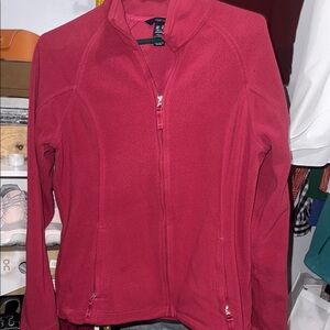 Lands' End Cherry Fleece Jacket